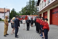 Wizytacja Ministra Michała Wójcika w OSP Goleszów